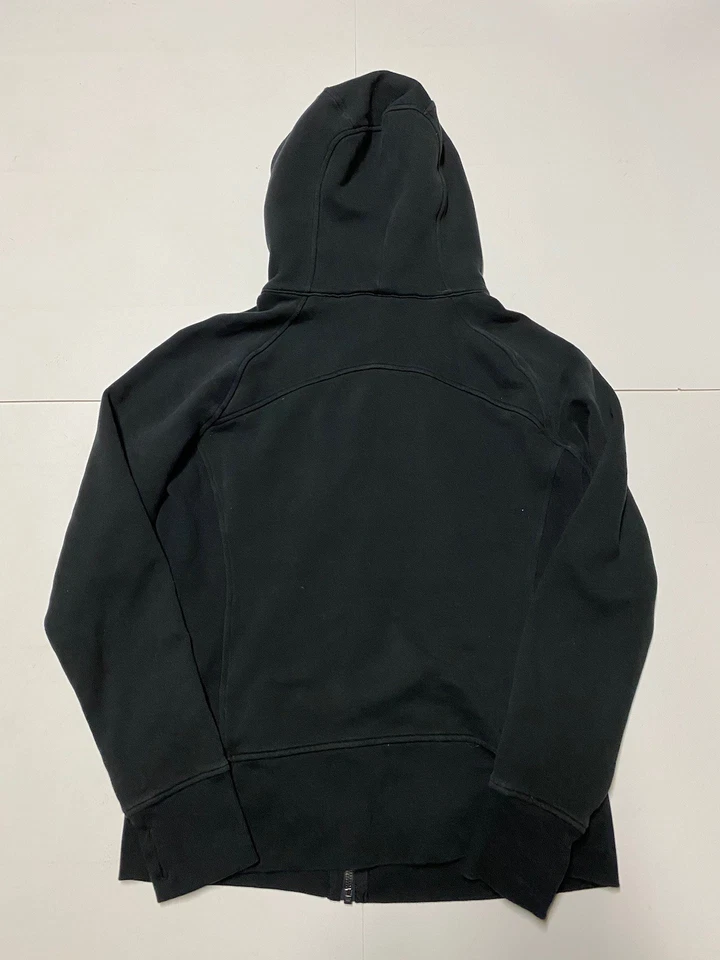 Толстовка с капюшоном женская Lululemon размер 12 черная велосипедная команда на молнии - Изображение 3 из 3