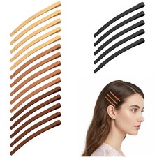 Tyqour 20PCS Long Bobby Pins for Thick Hair Curved Bobby Pins for Women Hair ...