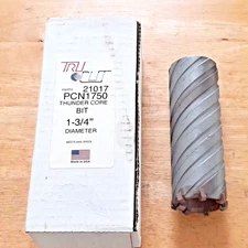 Tru Cut  1 -3/4” x 5" 21017 PCN1750 Thunder Core Masonry Bit NEW NOS FREE SHIP