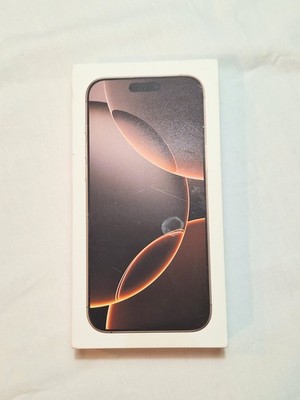 iPhone 16 Pro Max 256GB Desert Titanium BOX ONLY NO PHONE NO ACCESSORIES