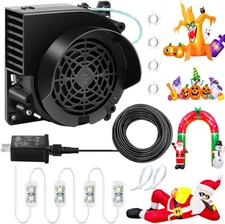 Inflatable Fan Replacement 12V 1.2A, Mini Air Blower Fan with 12V 1.5A Adapter a