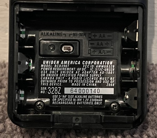 UNIDEN BCD396T TRUNKTRACKER IV Scanner de police numérique portable Bearcat - Photo 7/10