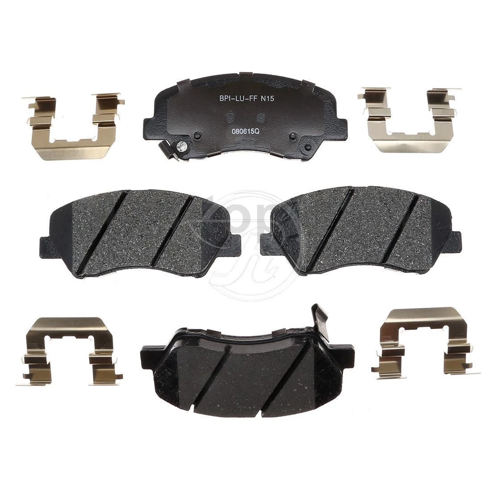 Kit de pastillas de freno delanteras traseras Hyundai Accent 2012 2013 2014 2015 2016 2017 Foto 4 de 4