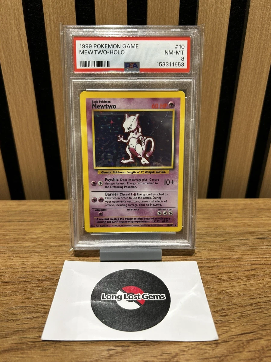 Mewtwo Pokémon TCG Base Set English Individual Collectable Card