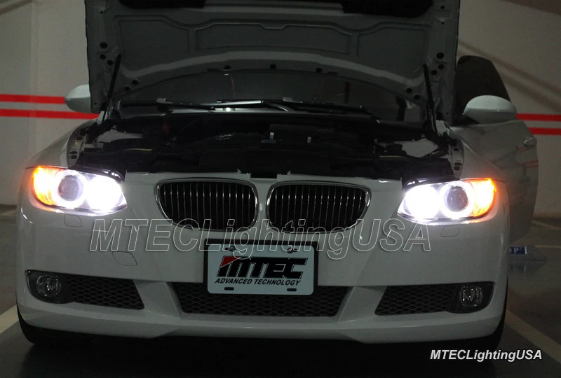 MTEC H8 V3 LED Angel Eye Halo Ring Bulbs FOR BMW E90 E91 328i 335i 335d 09-11 - Image 3 of 3