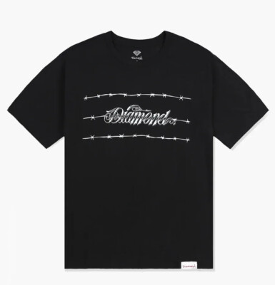 NWT Diamond Supply Company Barbed Wire T-Shirt Black | eBay