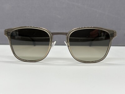 Ic Berlin Sonnenbrille Herren Grau eckig  Mr. Bice Groß L XL NP:499 