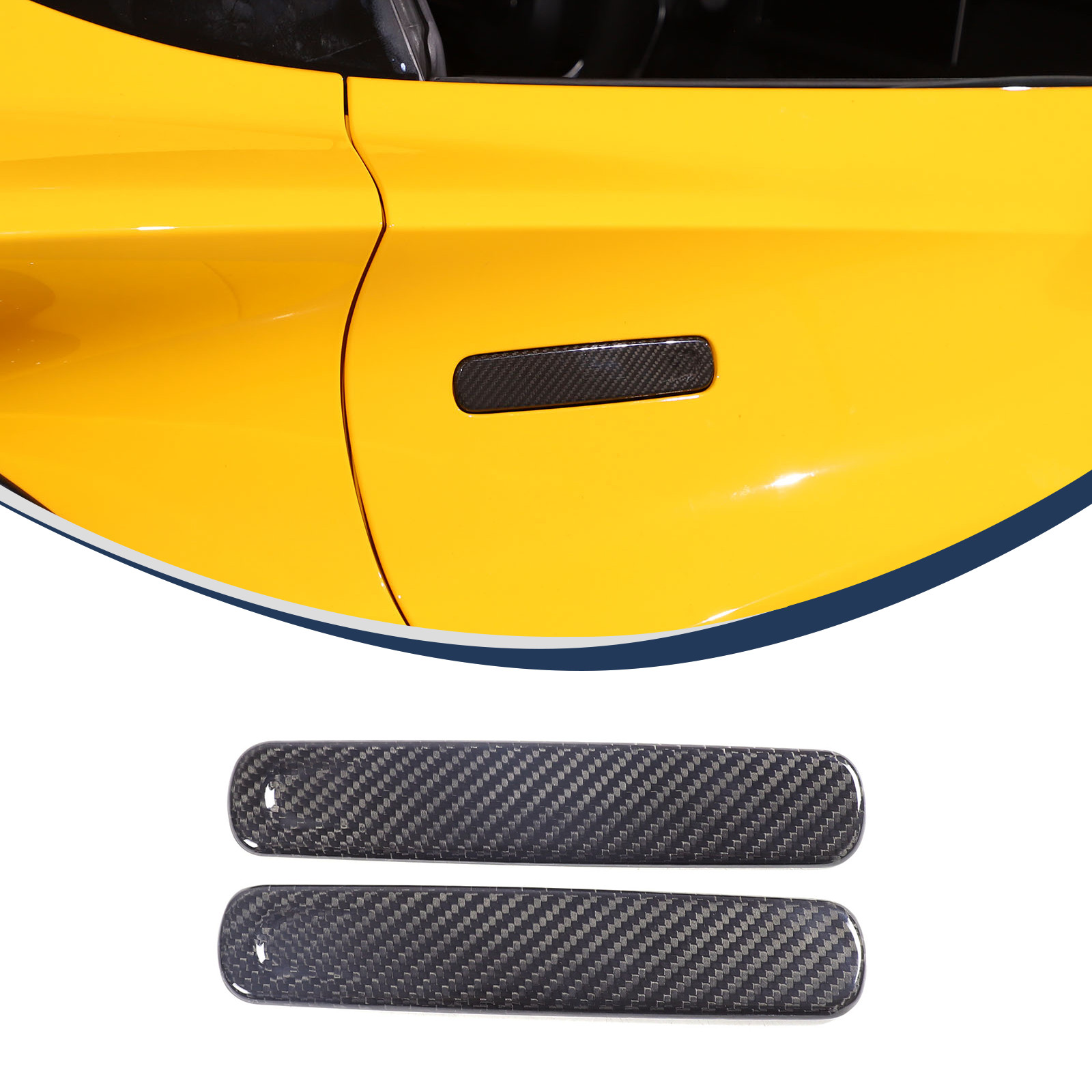 Real Carbon Fiber Exterior Door Handle Cover Trim For Lotus EMIRA 2021-2023