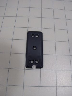 Wunder-Bar Wunderbar PH10-27-DB Bottom Button Plate Dark Blue NEW