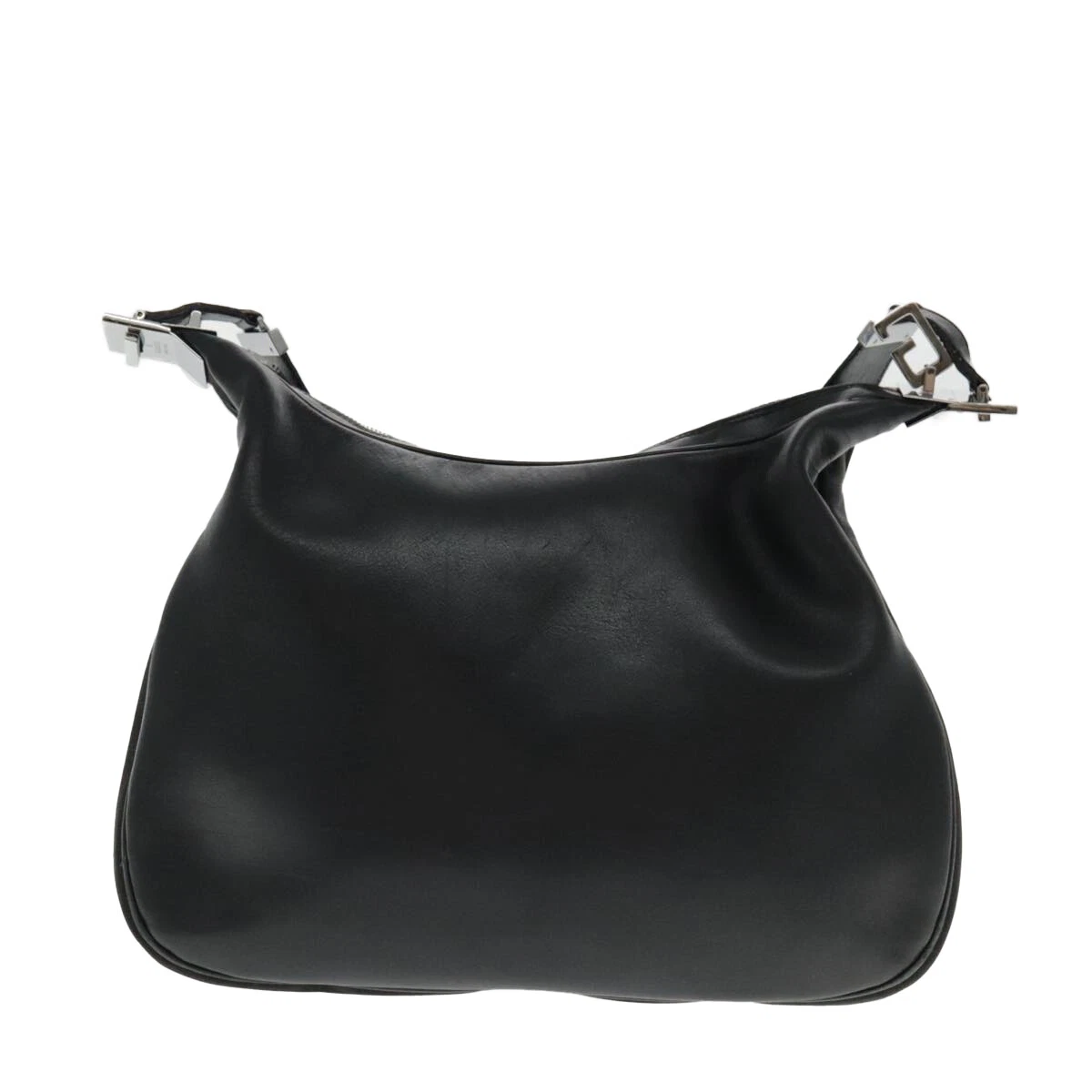 Sac bandoulière Gucci Hobo en cuir noir authentique