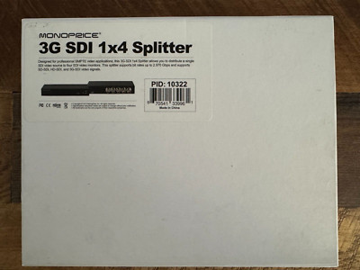 Monoprice 3G SDI1x4 Splitter PID 10322