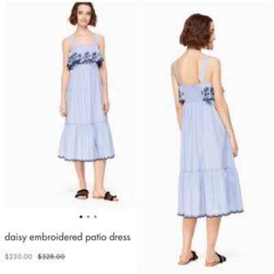kate spade daisy embroidered patio dress Daisy Embroidered Patio Dress