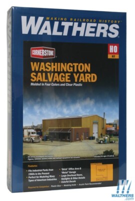 Walthers 933-2928 Washington Salvage Yard Kit HO Scale Train