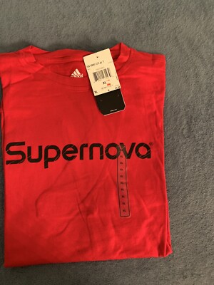 NWT Adidas ClimaLite Category Logo Running Training Supernova Tee SZ XL Men  Red
