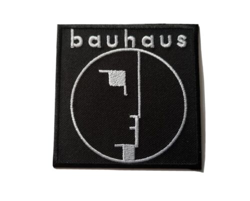 Bauhaus Patch Sew / Iron On Music Festival Embroidered Badge