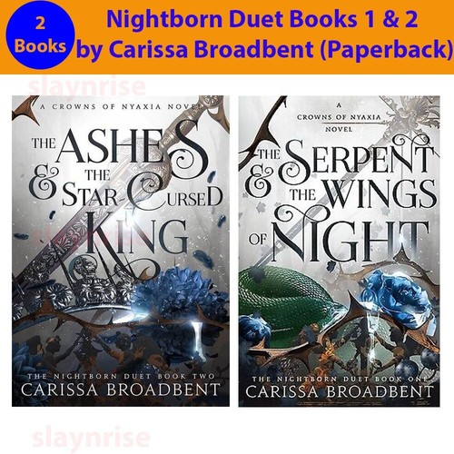 Crowns Of Nyaxia (Nightborn Duet) softcover books 1 & 2 by Carissa Broadbent - Afbeelding 1 van 1