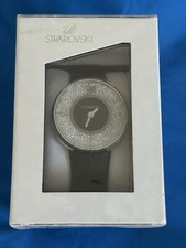 Swarovski 5024453 Crystalline NEW IN BOX Ladies Watch BLACK FACE BLACK SWAN