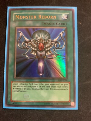 Monster Reborn Ultra Rare LOB-E096 NM Zustand