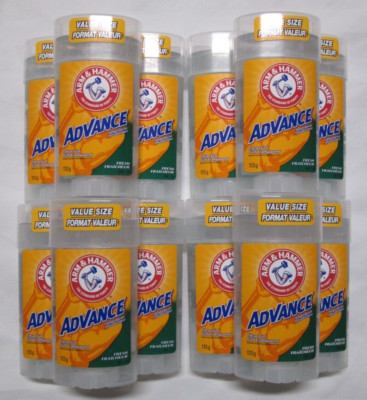 ARM & HAMMER Advance FRESH Clear Gel Antiperspirant Deodorant 4 OZ Lot of 12