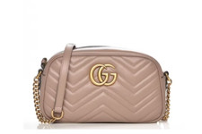 Gucci GG Marmont Camera Bag in Dusty Pink
