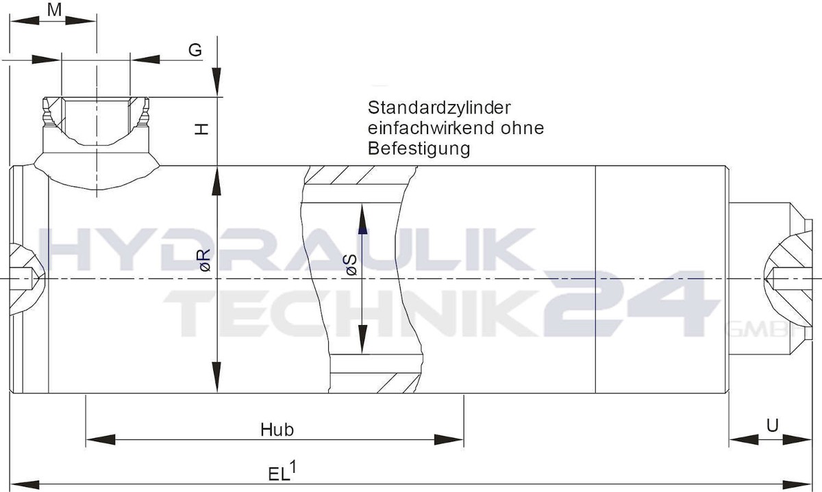 SSA12 Pneumatikzylinder Serie | Einfachwirkend 12mm Bohrung 5-30mm Hub