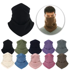Winter Warm Windproof Neck Gaiter Cold Weather Scarf Face Covering for Men Women