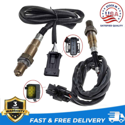 For 2005-2011 Volvo V50 S40 2.5L L5 2pcs Oxygen Sensor Upstream&Downstream USA