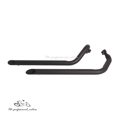 Slip for Yamaha Virago 1100 XV750 XV700 Exhaust System Black Front Link Pipe - Foto 3 di 6