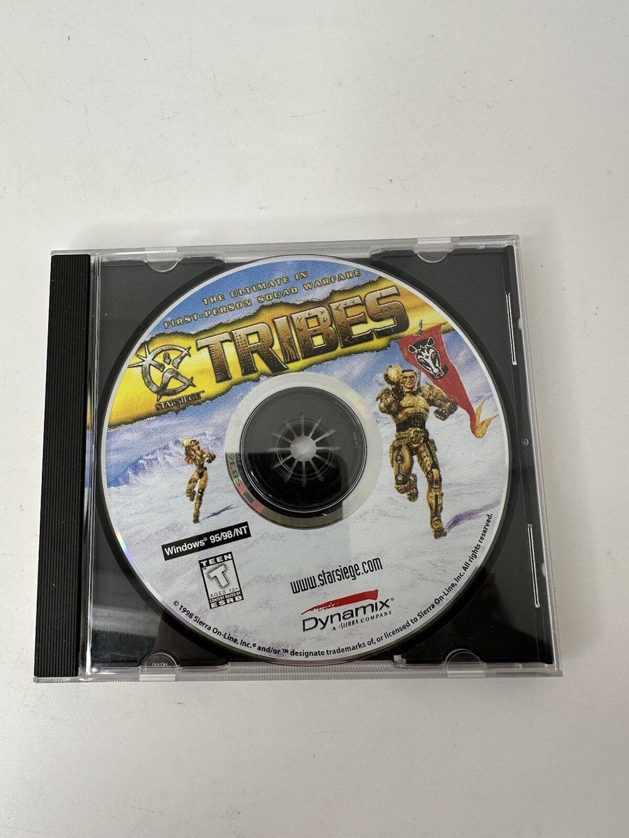 Starsiege: Tribes (PC, 1998) PC Game Windows 95/98 Dynamix; Disc
