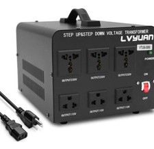 LVYUAN 3000 Watt Voltage Converter Transformer Heavy Duty Step Up/Down AC 110...