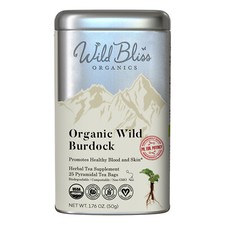 Organic Burdock Root Tea - Caffeine Free - Pharmacopoeia Quality