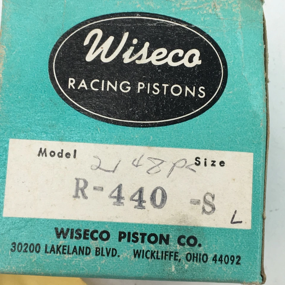 Ski-Doo Rotax 440 1970 430,1 cc Blizzard pistón estándar con anillos Wiseco 2148 hp Foto 3 de 4