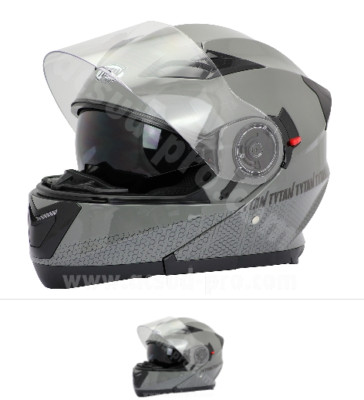 MODULARER HELM TYTAN ROADSTER GRAU GRÖSSE M 442009B