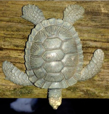 Vintage AAA Sea Turtle Figure PVC Wildlife Sea Creature Toy Figurine