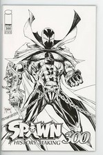 Spawn #300 casi como nuevo 2019 TODD MCFARLANE VARIANTE BOCETO EN BLANCO Y NEGRO PRIMERA IMPRESIÓN b-196