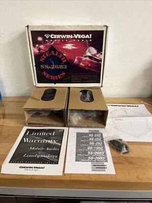 Cerwin-Vega Stealth Series SS-2683 Mobile Audio Speakers Pair