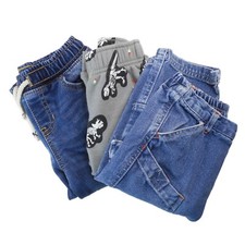 Baby Toddler Boy size 18 Months Lot of 3 Pants Jeans and Sweatpants Dinosaurs