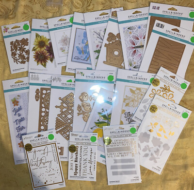 Spellbinders Hot Foil Plates/Cutting Dies YOU CHOOSE FROM VARIETY OF THEMES