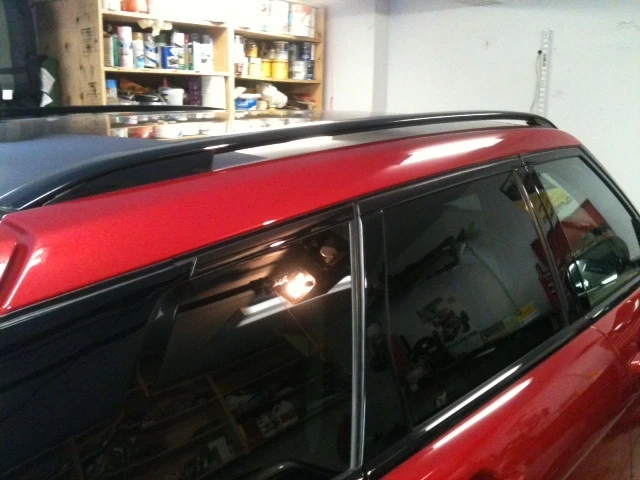 2 BARRES TOIT LONGITUDINALES NOIRES RANGE ROVER EVOQUE PRESTIGE DYNAMIC - Imagen 2 de 4