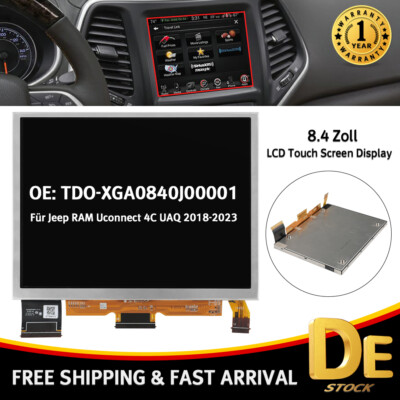 Für 2018-2022 Jeep Grand Cherokee 8.4'' Uconnect 4C UAQ LCD MONITOR TDO-XGA084 DE