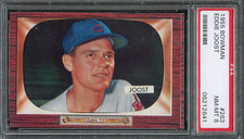 BB - 1955 Bowman - #263 - Eddie Joost - PSA 8 - NM-MT