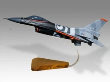 Fokker F-16 Fighting Falcon Netherlands Air Force Wood Airplane Model Small 1/48
