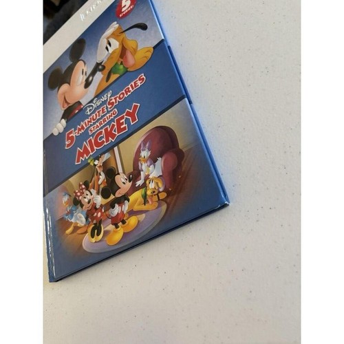 5-Minute Stories Starring Mickey - Hardcover By Disney Mickey Minnie Pluto - Foto 3 di 3