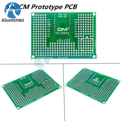 5xPrototype PCB Breadboard 5X7CM For ESP8266 ESP-12E ESP-12F ESP32 ESP-32S Relay
