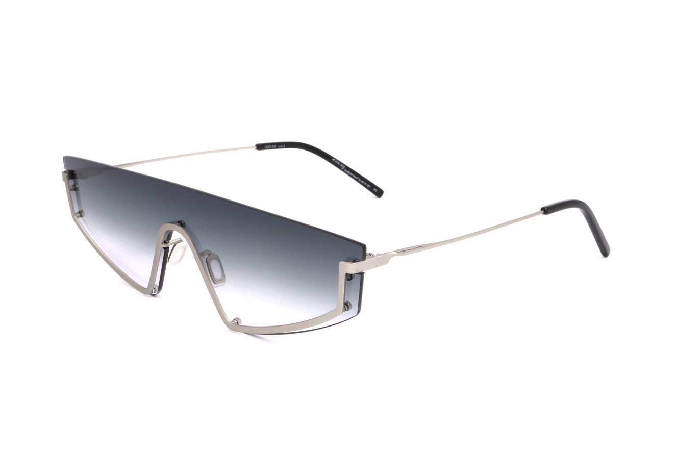 Italia Independent I-I Halfr EVA 0322 Silver Unisex Sunglasses 00/00/145