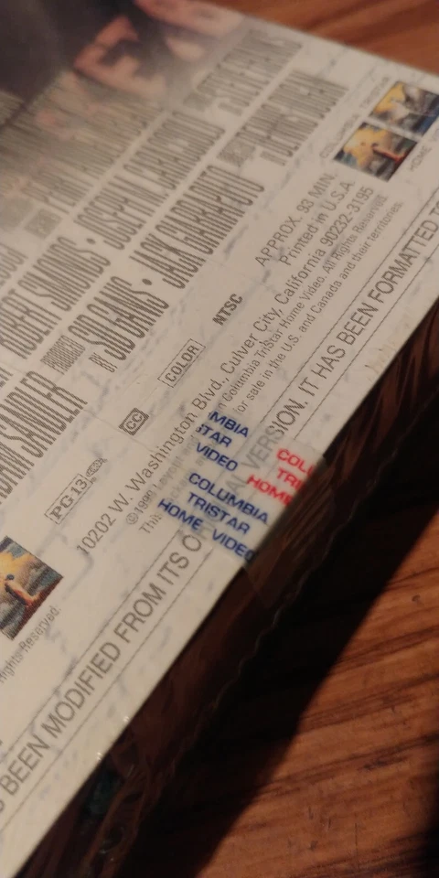 Big Daddy Adam Sandler 1999 VHS Sealed Columbia Tristar Watermarks + No Stickers Foto 4 de 4