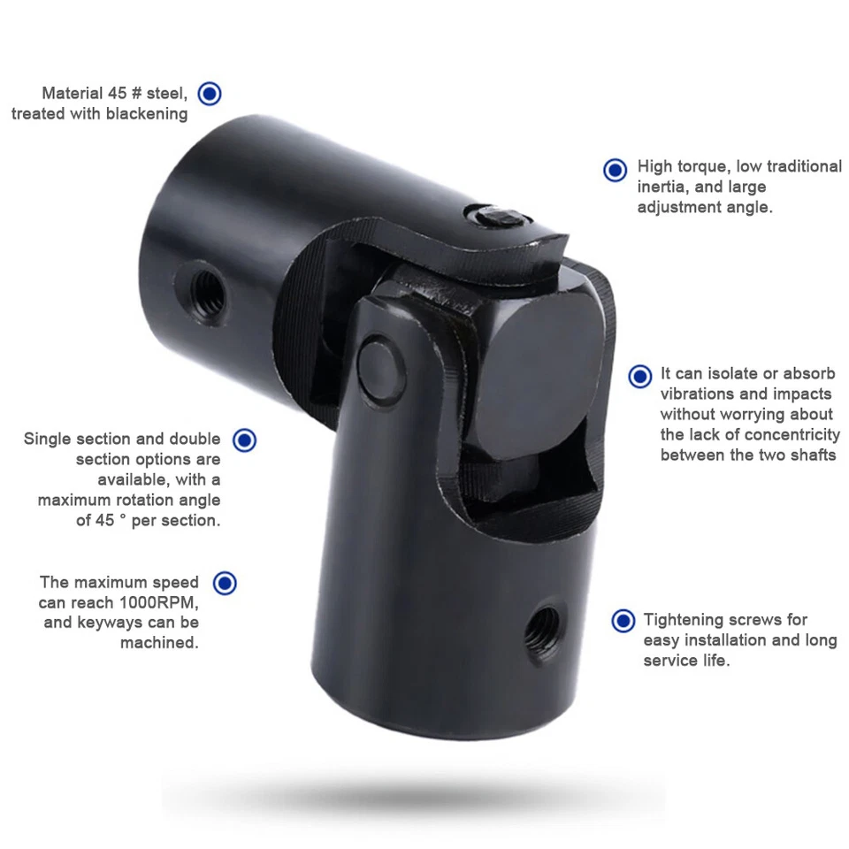 RC Boat Universal Joint Shaft Coupling Motor Connector for DIY Connecting, CNC - Image 2 of 4