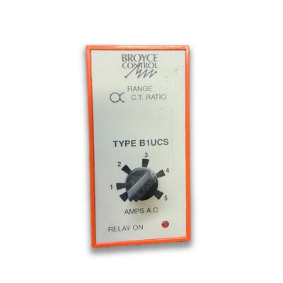 Broyce B1UCS Under Current Relay 0 - 5A 110VAC-1 unit - $59.99