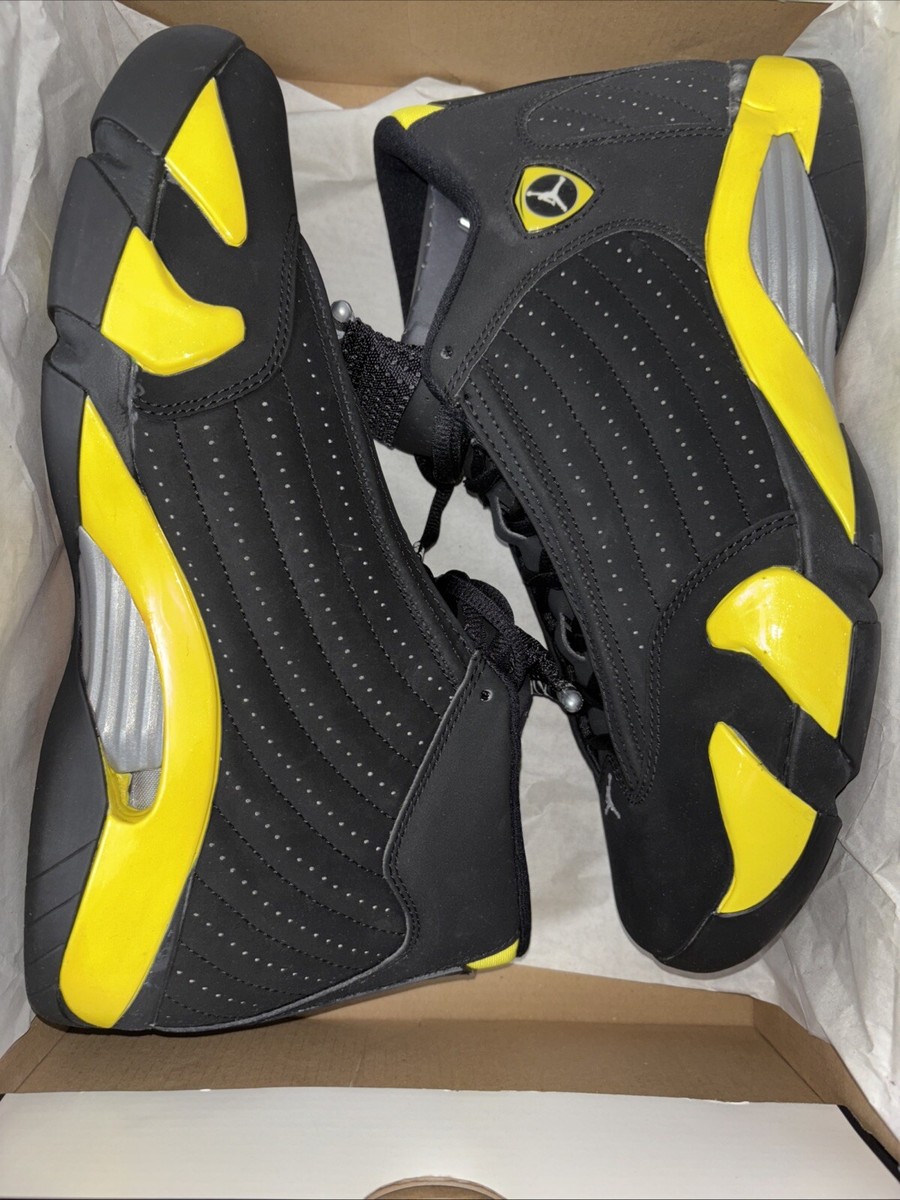 New Air Jordan 14 Retro OG 2014 “Thunder” 487471-070 Men Size 10.5