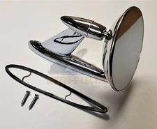NEW 1952-1956 Ford Car All Models- Exterior Rear View Mirror with FoMoCo Script